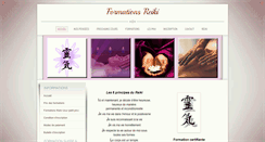 Desktop Screenshot of formation-reiki.info
